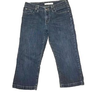 Buckle BKE Britni Stretch Capris Women’s Size 6US 28 Blue Denim